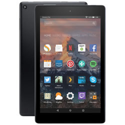 New Amazon Fire HD 8 Tablet with Alexa, Quad-Core, Fire OS, Wi-Fi, 32GB, 8, With Special Offers Black